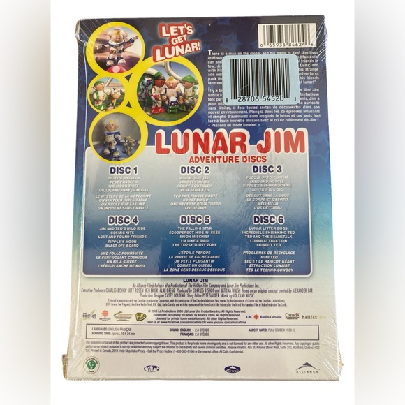 Lunar Jim Season 1 Fun and Educational (6) DVD Set - Picture 4 of 4